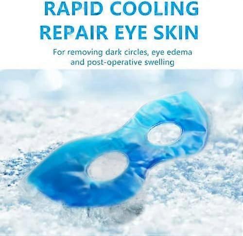2pcs 6.8cm*10cm Cooling Eye Mask, Warm Cooling Reusable Eye Mask Gel Mask Cooling Goggles, Dark Circle Gel