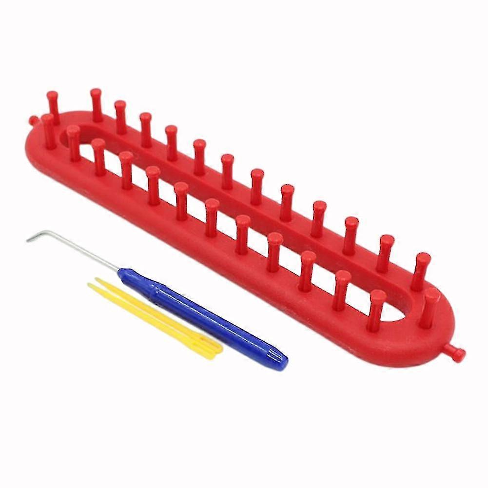 Eșarfă de tricotat războaie de țesut Kit cu tricotat croșetat cârlige de tricotat cadru Set eșarfă Stitch Knit instrument de țesut pentru începători iubitorii de tricotat