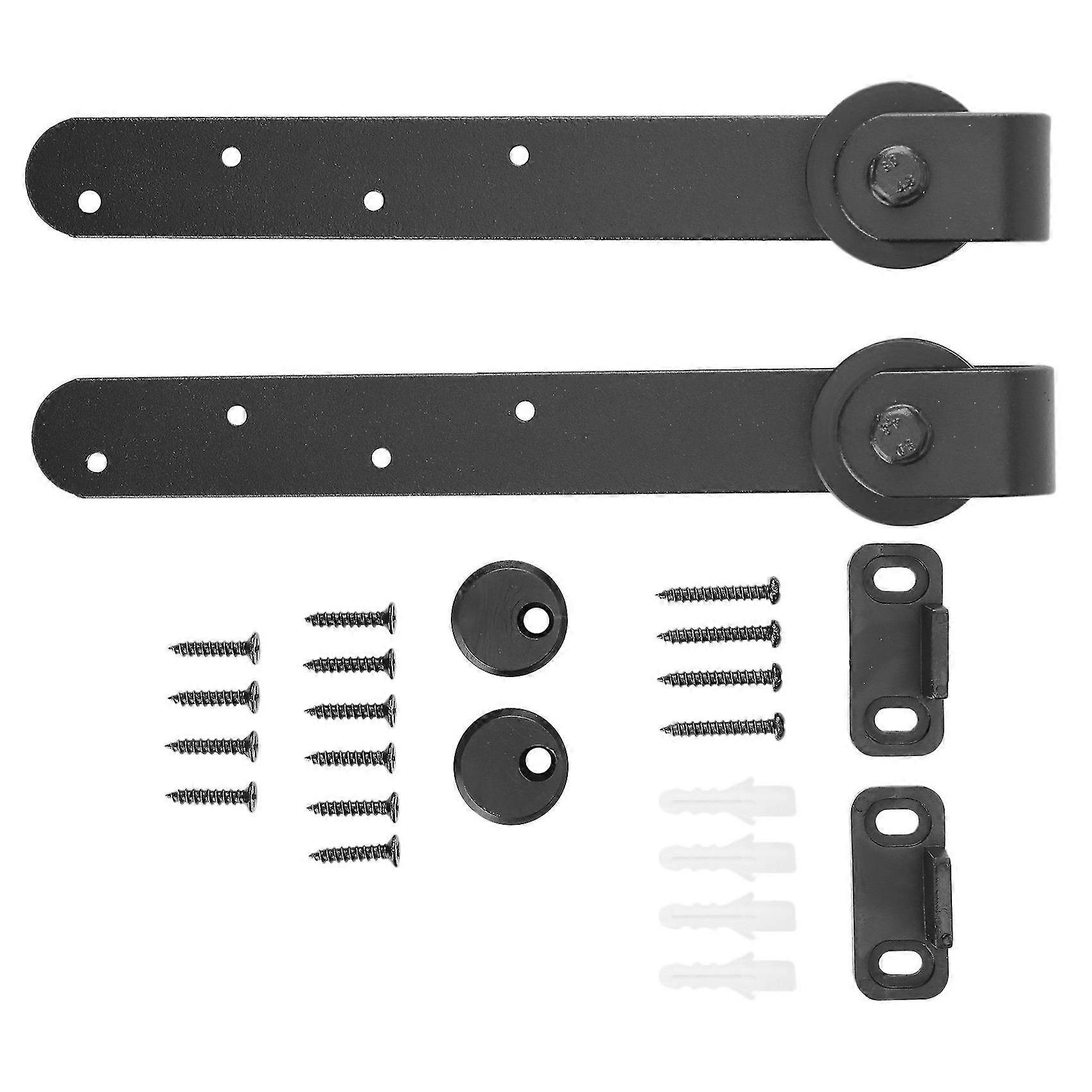 Sliding Barn Door Hardware Kits Top Mounted Hanging Rail Hanger Track Steel Closet Door Rail For Si