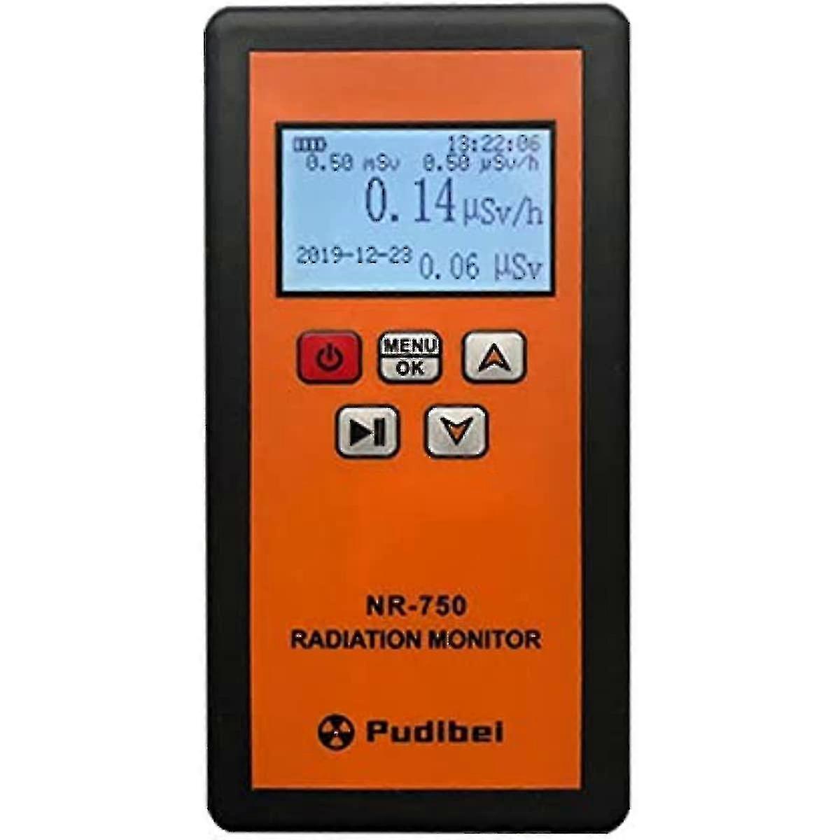 Counter Nuclear Radiation Detector | Handheld Professional Nuclear Radiation Meter | X Beta Gamma Ray Data Tester Test Equipment Nuclear Radiation Det