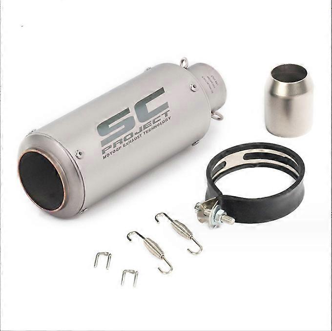 Pipe diameter 89mm Motorcycle Modified Exhaust Pipe, Large displacement suitable for motorcycles and off-road vehicles, Round interface diameter