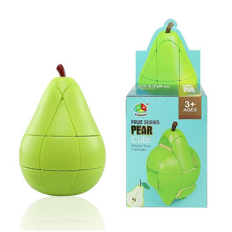 Magic Cube Fruit Apple Banana Lemon Packing Cubes Professional Game Speed Puzzle Twisty Antistress Educational Toys For Kids