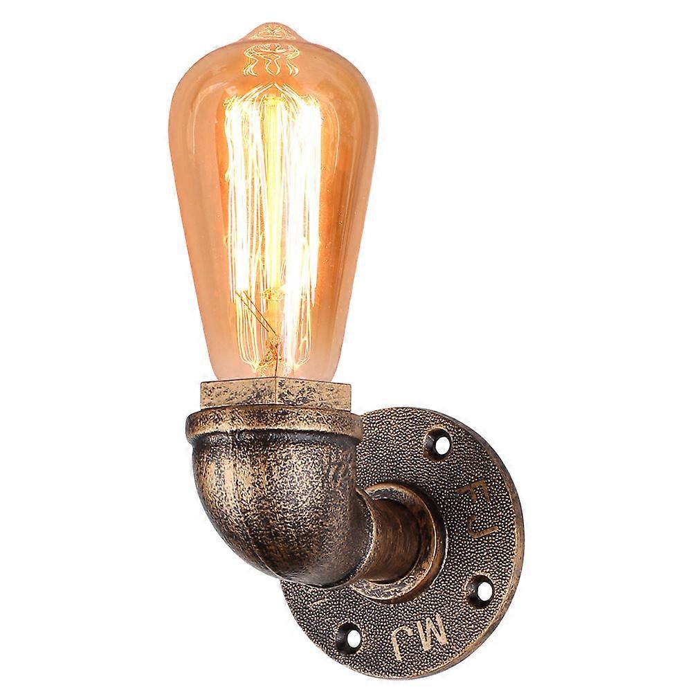 מנורת קיר וינטאג 'תעשייתי רטרו אור קיר צינור מים יצירתי קיר סקונס מנורות מתכת ברזל למסעדה קפה בר מטבח