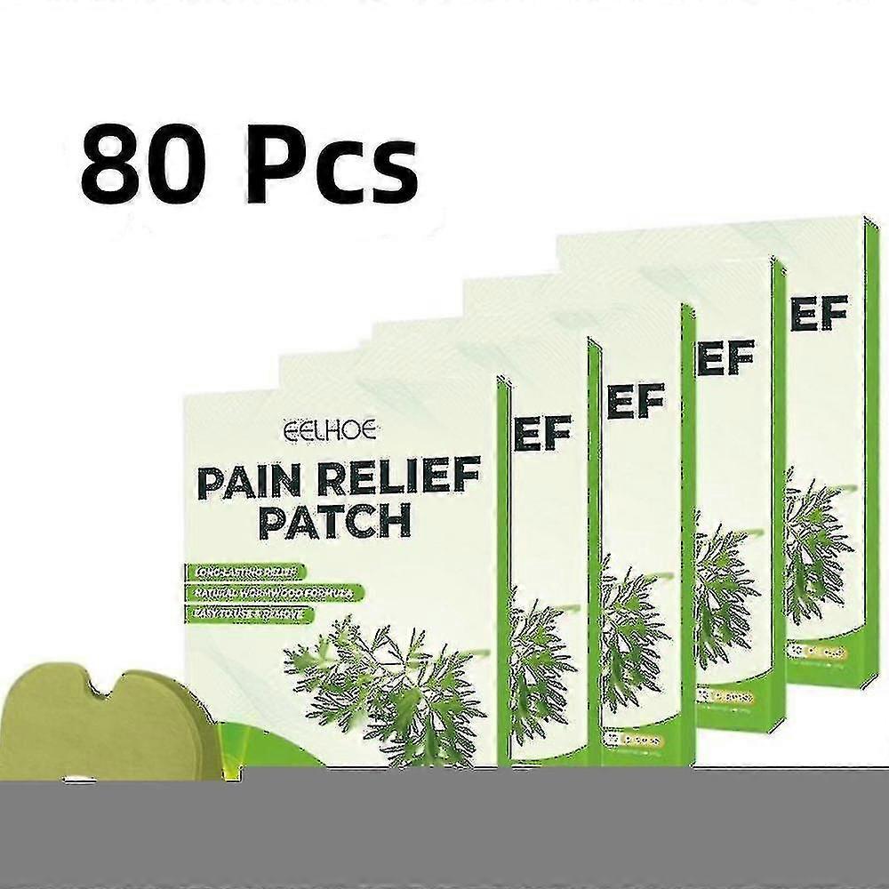 80pcs Knee Patch Malurt Knee Sticker Gips Ekstrakt smertestillende Patch Tw