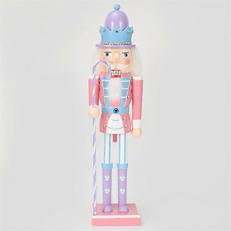 Xmas Nutcracker Puppet Figure Wood Nutcracker Decoration Wooden Nutcracker Puppet Xmas Gift