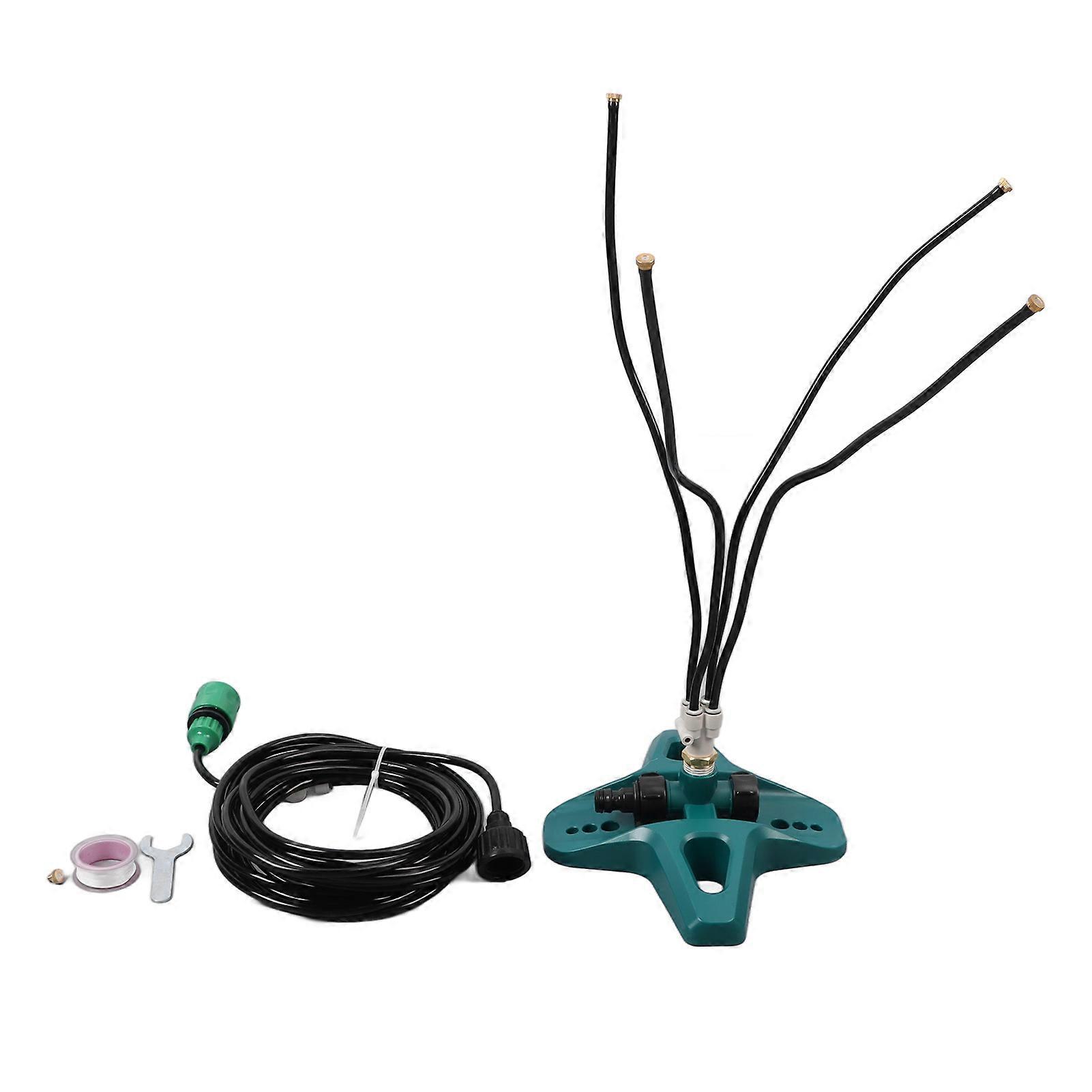 Standing Misting Cooling System 8 Meter Line US Standard Thread Standing Misters for Backyard Pool Pet Cooling