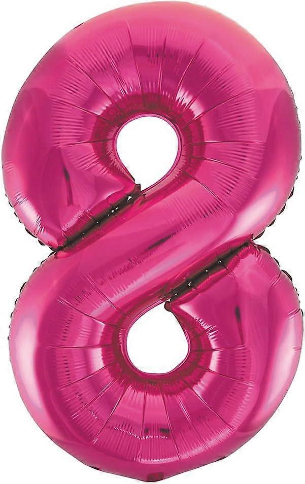 Eşsiz Parti 40 inç Dev Pembe Folyo 1 ila 9 8