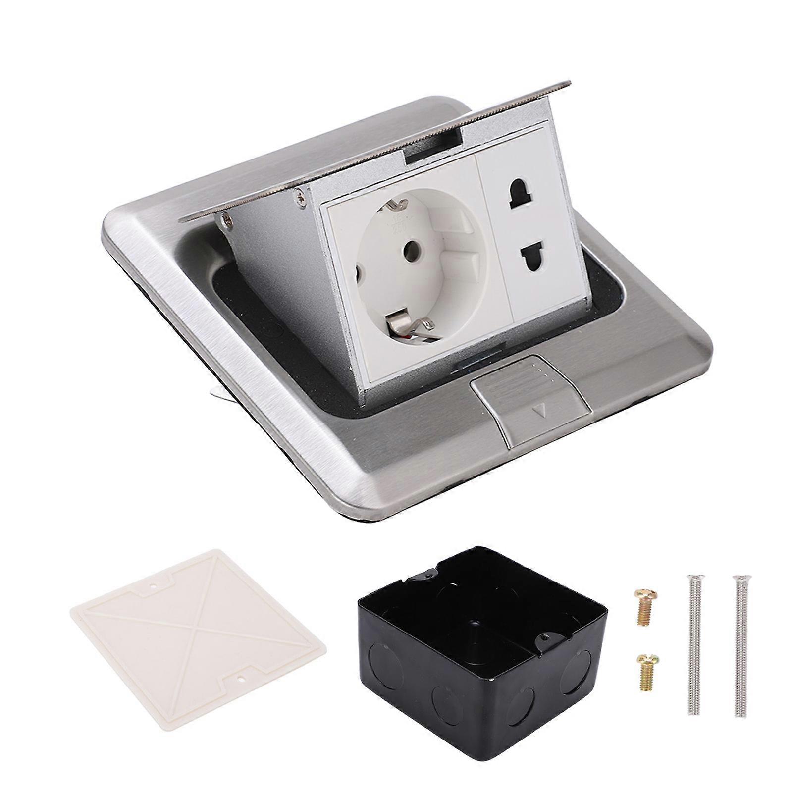 Waterproof Pop-up Floor Socket Box - Durable, Safe, and Stylish Electrical Outlet Solution