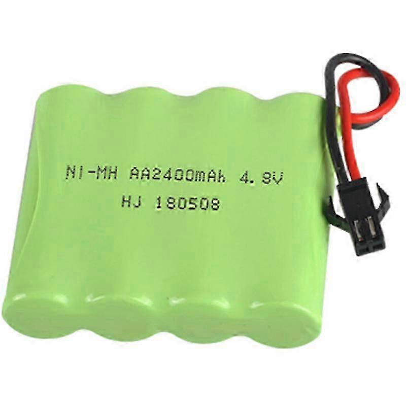 4.8V 2400MAh Ni- Groupe de piles RC Jouet Éclairage électrique AA 4.8 V 2400 Batterie compatible avec RC TOYS