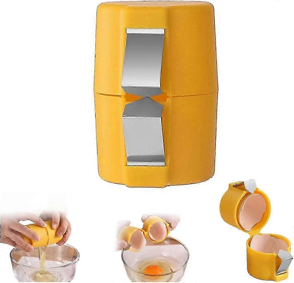 Egg Shell Opener, Egg Cracker Tool for Raw Eggs, Egg Shell Opener for Hard Boiled Eggs, Eg