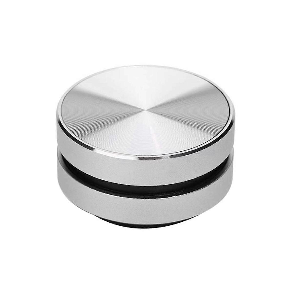 Portable Mini Bluetooth Speaker Turns Anything Into A Speaker Wireless Bone Conduction Induction Vibration (Silver)