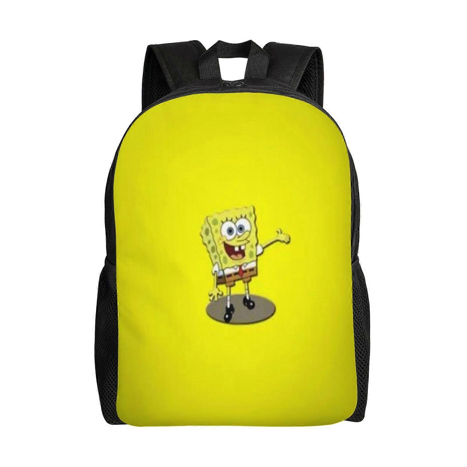 a875 SpongeBob SquarePants حقيبة ظهر مدرسية حقيبة كتب حقيبة مدرسية Daypack للمراهقين الأولاد والبنات qghg875