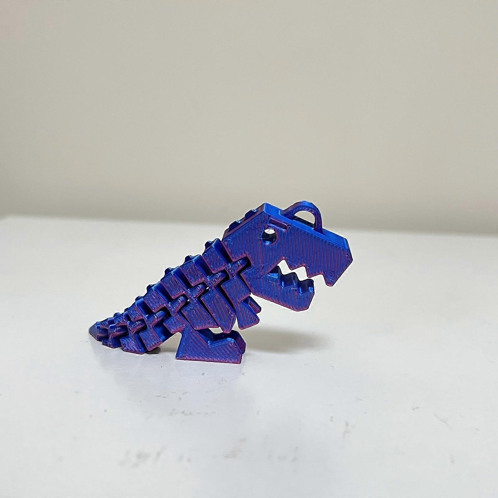 Detailed 3D Dinosaur Keyring Decoration Detailed 3D Dinosaur Keyring Ornament In Multiple Colors For Distinctive Style red gold