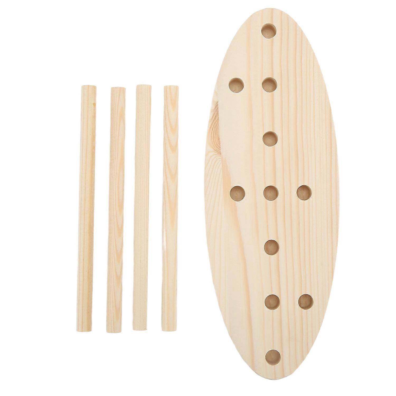 Bow Maker Lightweight Multi Size Adjustable Wooden Bow Making Kit with Wooden Board Sticks for Makin