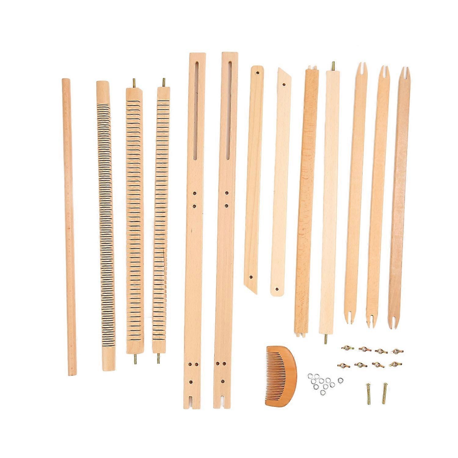 Weaving Loom Kit DIY Weaving Art Wooden Multi Craft Weaving Loom for Kids Adults Beginners