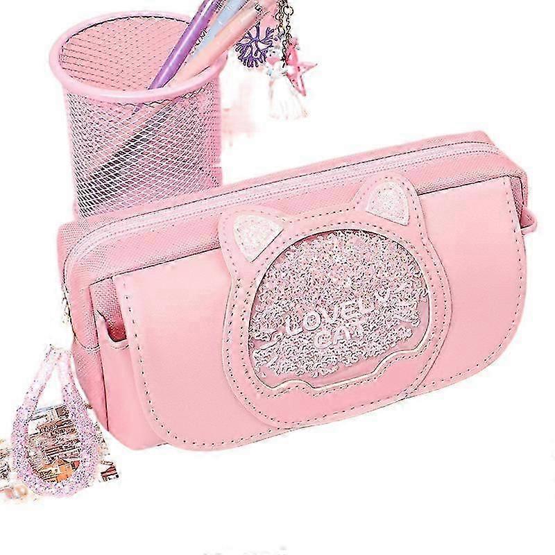 Große Kapazität Schreibwaren Tasche Canvas Schreibwaren Box Bleistift Etui