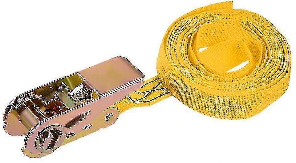 Ratchet Tie Down Lashing Strap 4mx25mm 250kg Load Cap Polypropylene For Moving