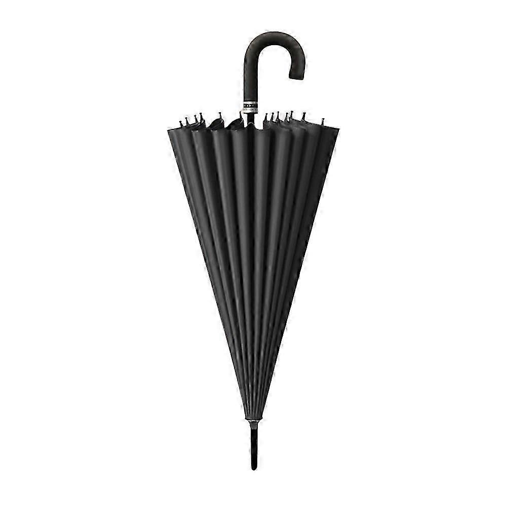 24 Bone Long Handle Umbrellas Reinforcement Windproof Parasols All-weather Umbrellas For Rainy Day