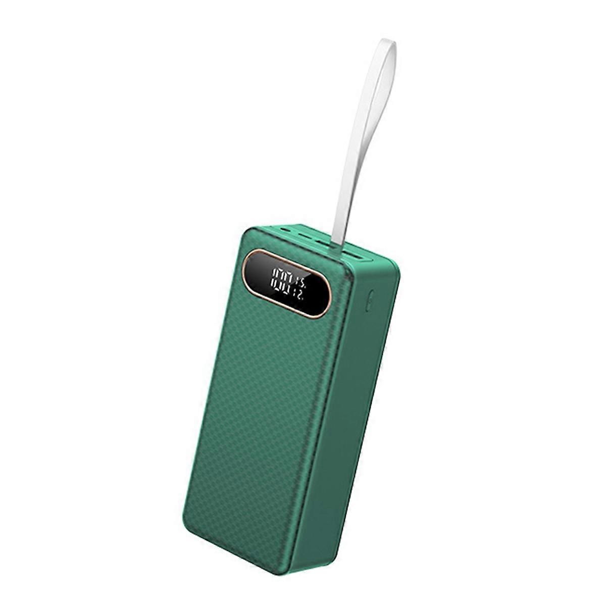18650 Batterie Power Bank Case QC3.0 15W Quick Charge 21x18650 Boîte de stockage de batterie 15W Wireless Charge Shell Vert