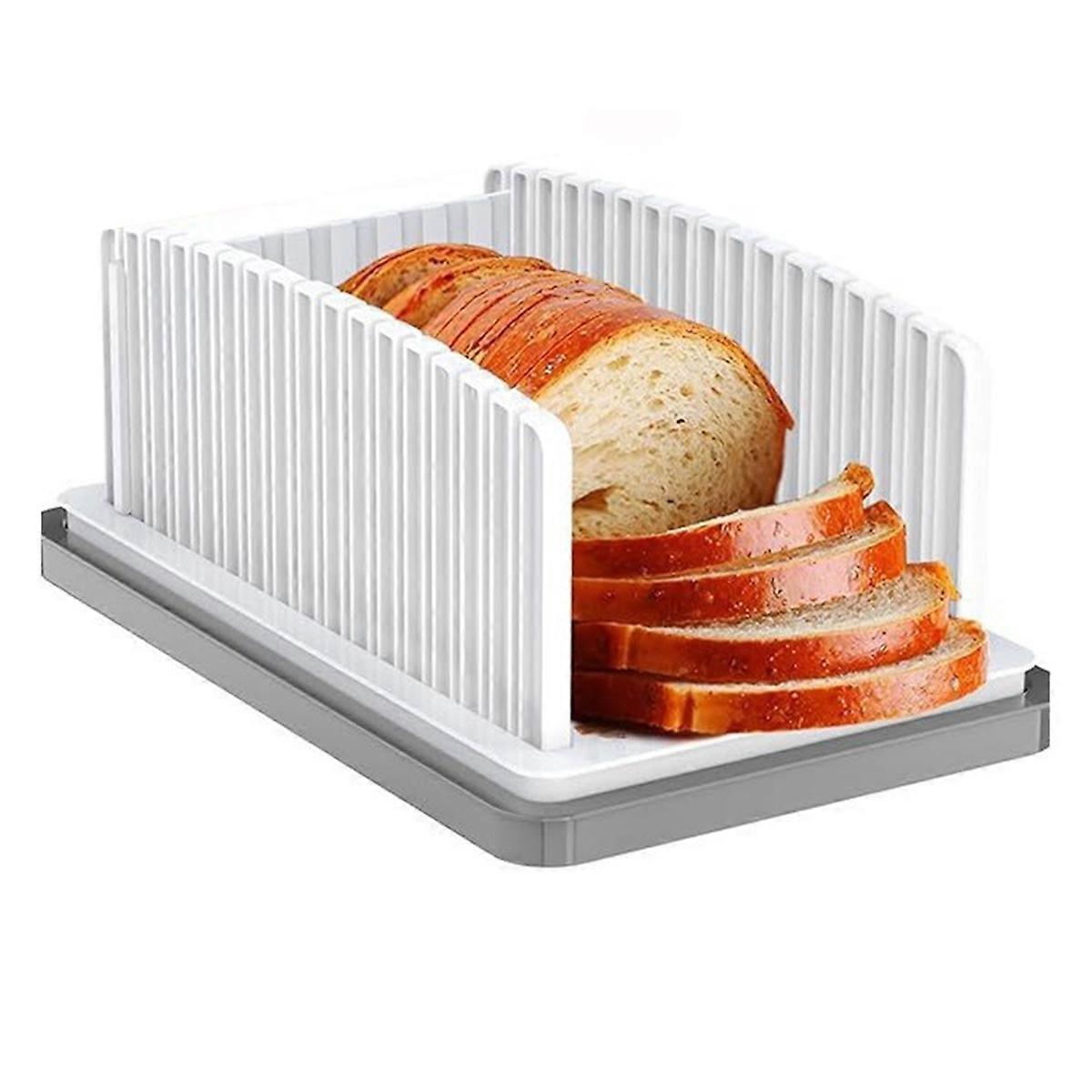 Adjustable Bread Slicer,Multifunctional Toast Loaf Slicing Machine, Bread Cutting Guide for Homemad