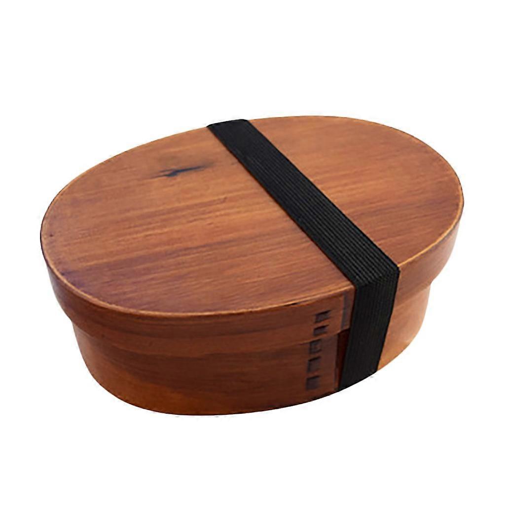 Wooden Bento Idea Wooden Tableware Lunch Box 700ml For Students