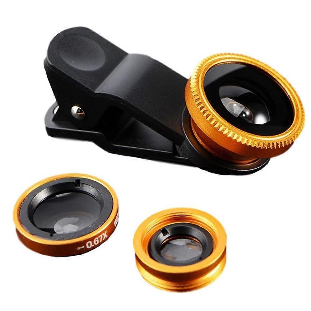 Lens Kit, Smartphone, Ultra Wide Angle, Fisheye, Macro, Universal, Multifunctional