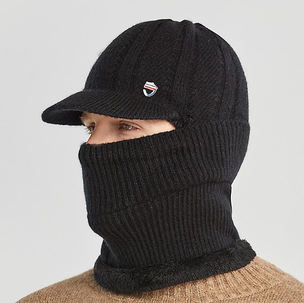 Bonnet D'hiver Femme Avec Visière - Tricoté Acrylique Chaud, Protection Oreilles, Taille élastique 55-60 Cm