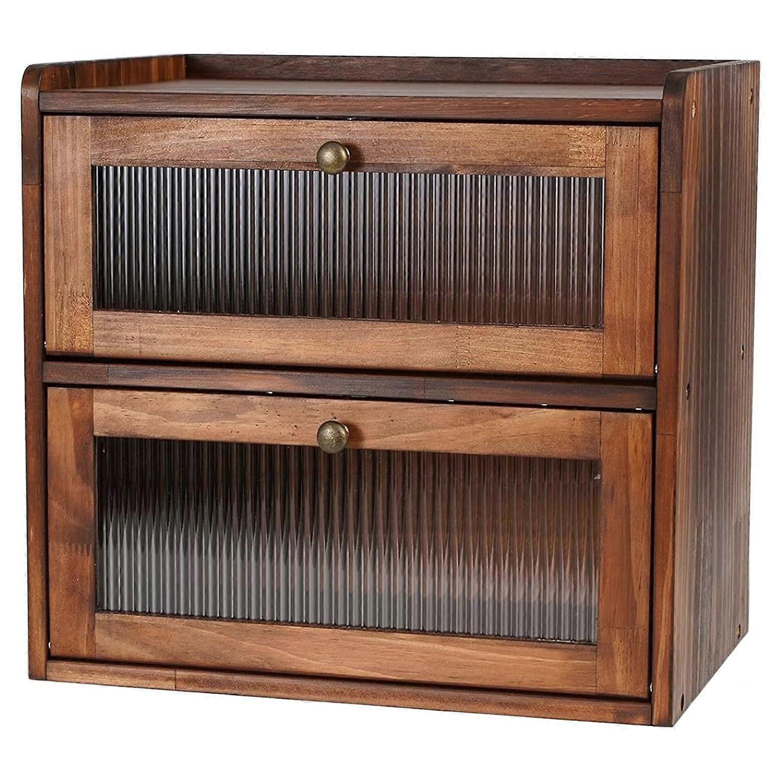 Bread Box for Kitchen Countertop Bread Storage Container for Coffee Shop