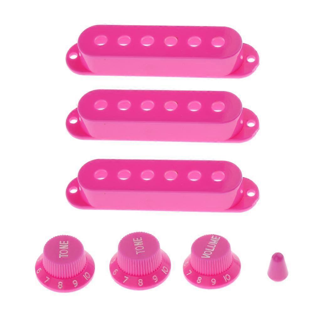 1 Conjunto de Capa de Captador com Botão de Controle de Volume & Interruptor Peças de Guitarra Elétrica DIY
