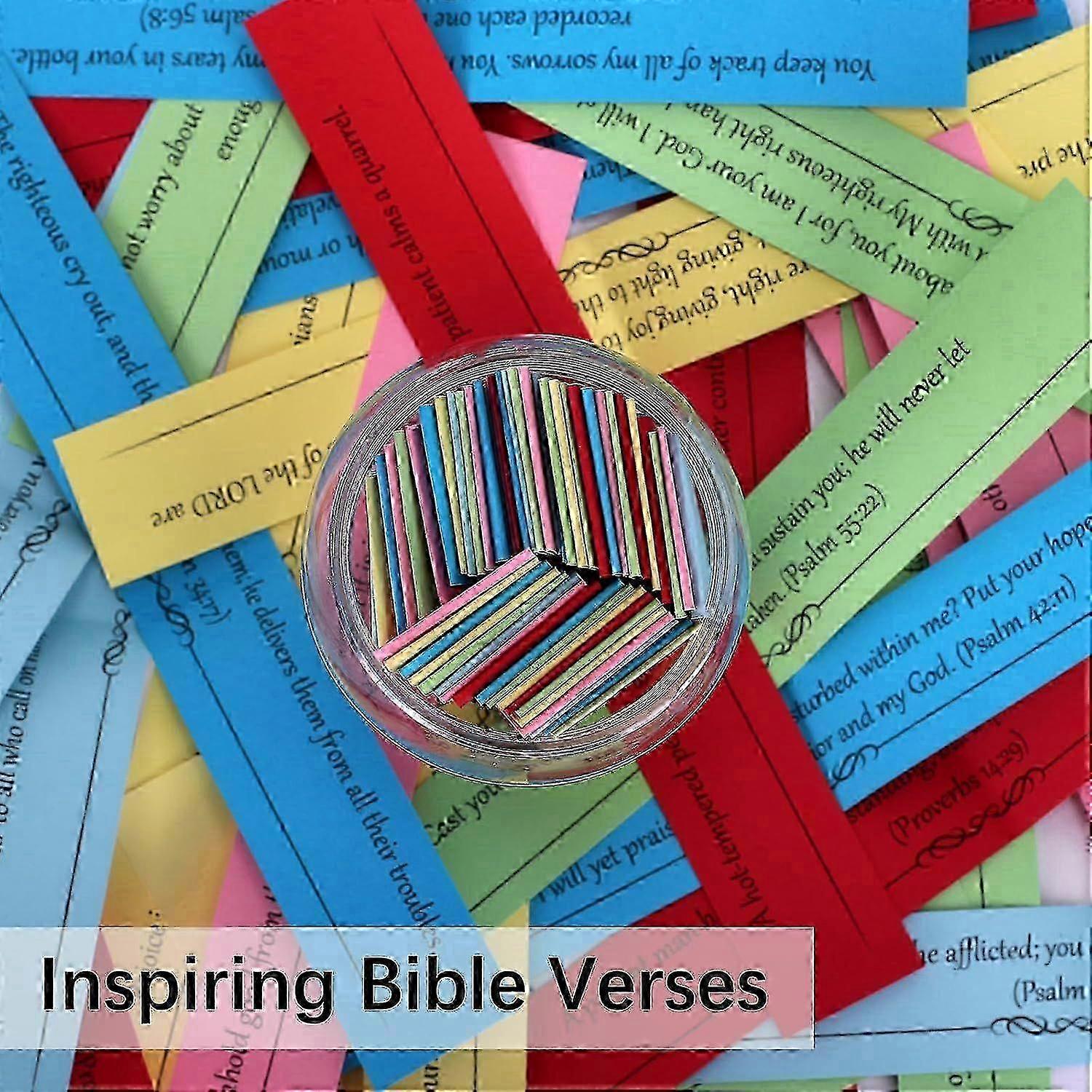 Pot De Versets Bibliques – 90 Cartes Inspirantes, Bocal En Verre, Pour Méditation Quotidienne Et Cadeau - 3