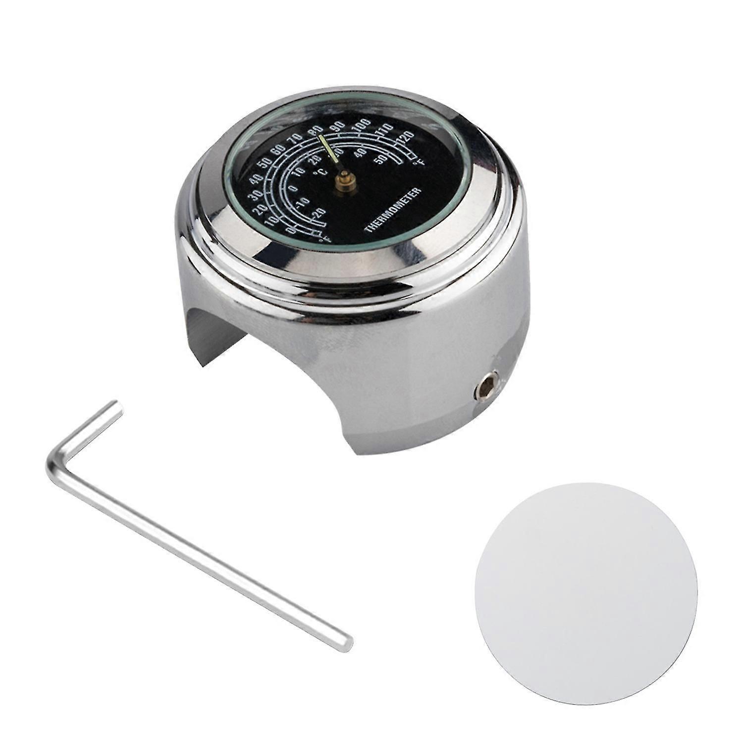 Universal Motorcycle Handlebar Meter Bicycle Thermometer Waterproof Replacement for Motorcycles Bicy