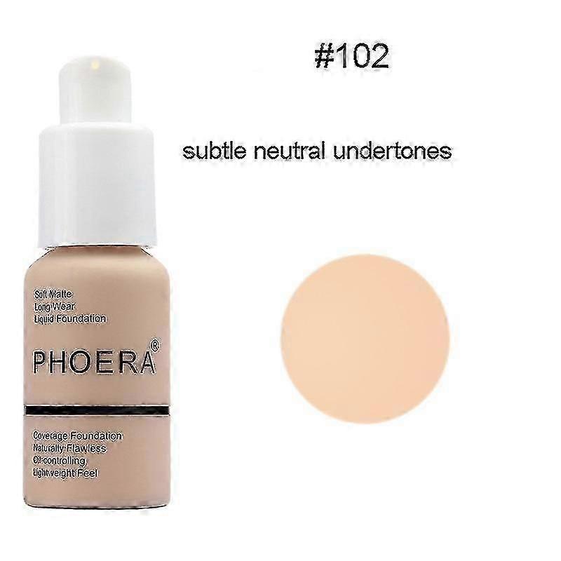 Foundation Makeup Full Coverage Liquid Base Matte Face Concealer Foundation