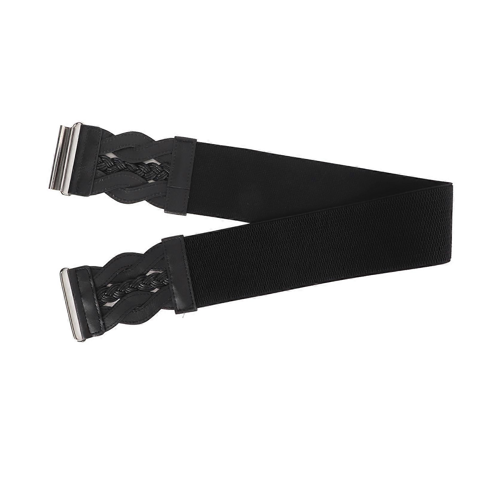 בציר רחב גמישות גבוהה קרוב מתאים אופנתי עבה חגורת מותניים עבור שמלות סוודרים חצאיות