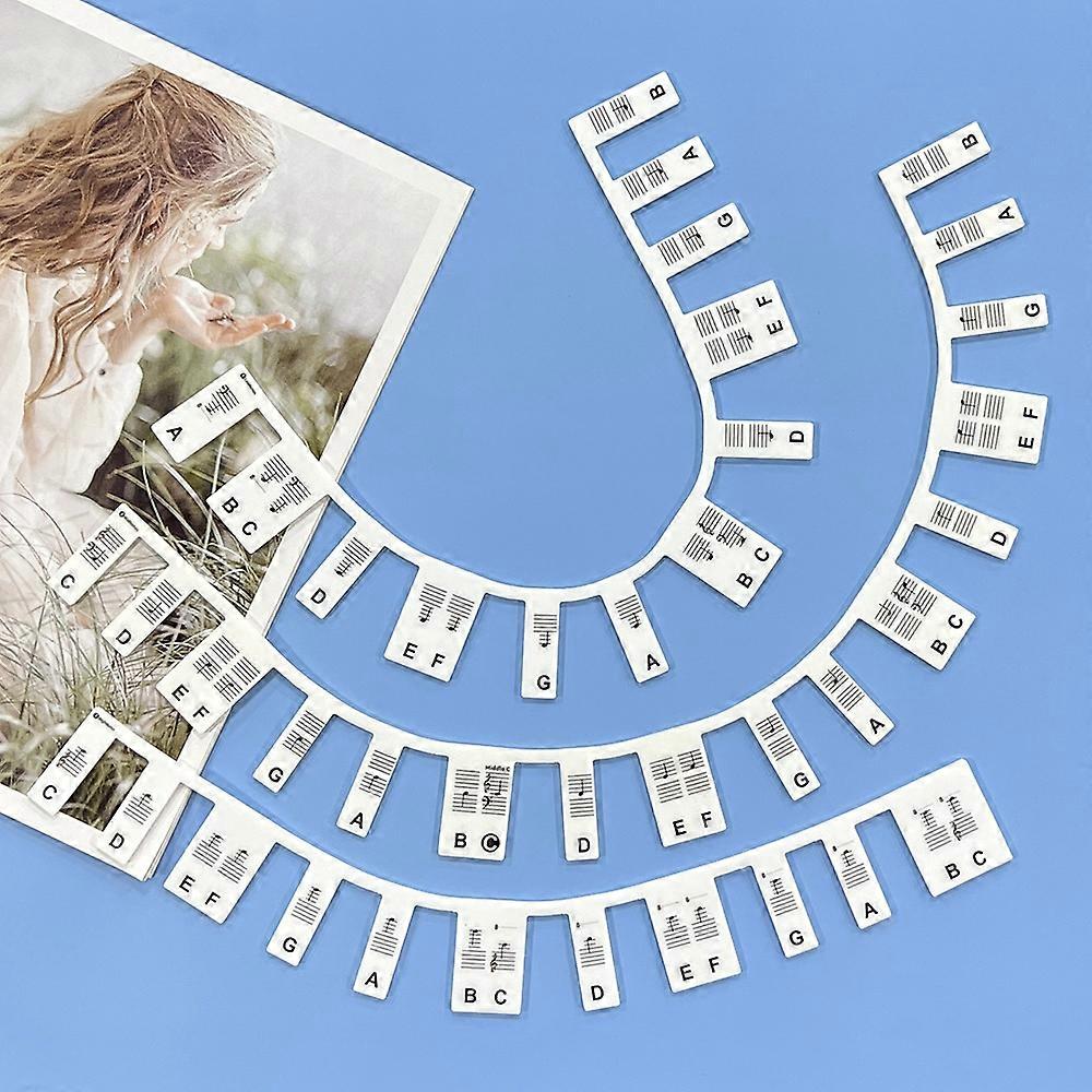 Silicone Piano Notes Guide Removable Piano Keyboard