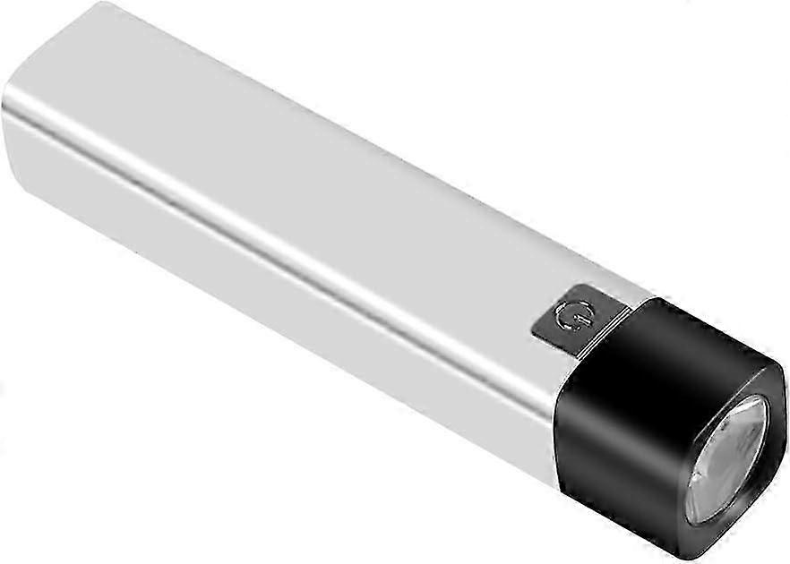 LED Torch Lantern Rechargeable Flashlight with Side Work Light Super Bright 350 Lumens 4 Mode Torche