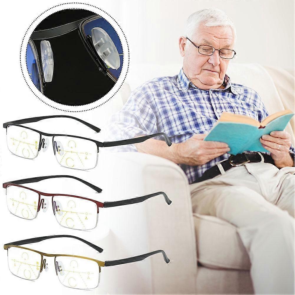 Automatic zoom Elegant glasses anti-blue glasses elderly reading light goggles computer