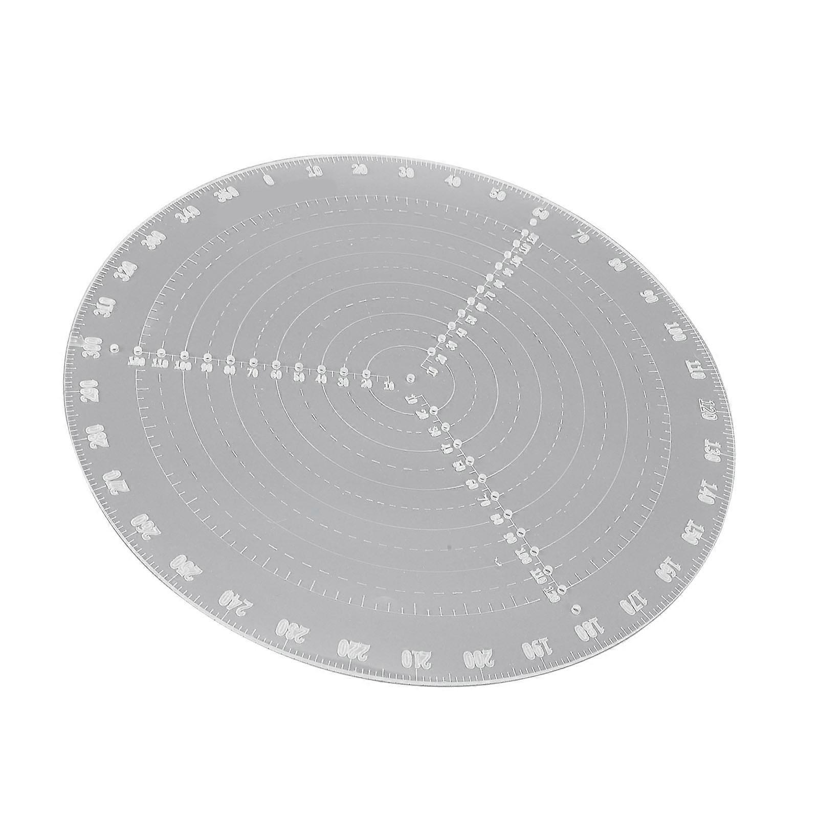 300mm Round Center Finder Compass for 10 - 150mm Radius Circle Drawing, Lathe Wood Turner Centering Ruler