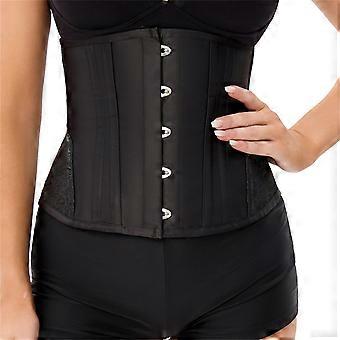 Womens Gothic Waist Training Corsets Top Underbust Cincher Heavy Duty Steel Boned Hourglass Lace-Up Body Shaper Belt  XL