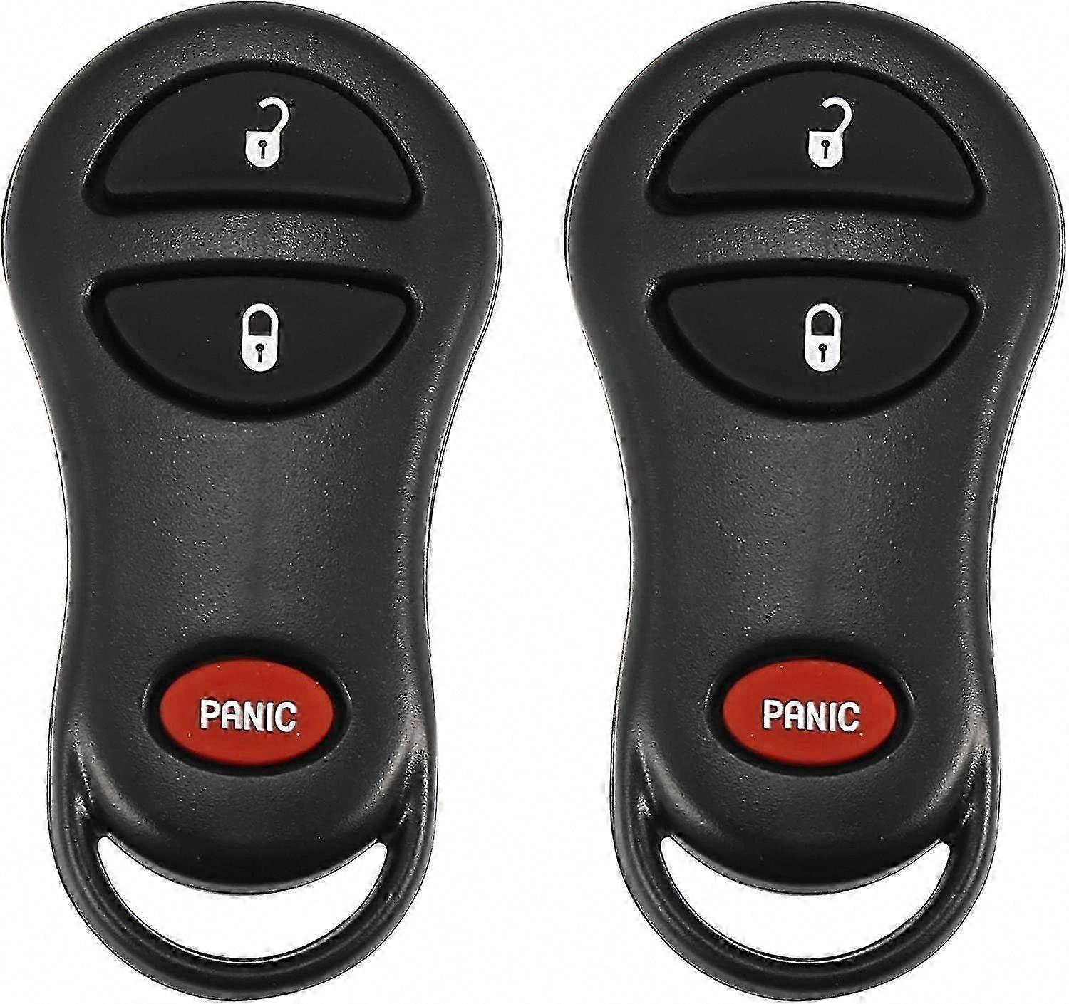 ジープチェロキー1999-2001のための2pcs 315mhz Gq43vt9tの取り替えのキーレスのエントリのリモート車のキーフォブ ジープグランドチェロキー1999-2004 3ボタン