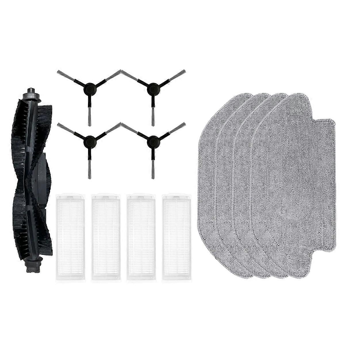 For A11 Robot Main Side Brush Filter Mop Cloth Brush Cover,C