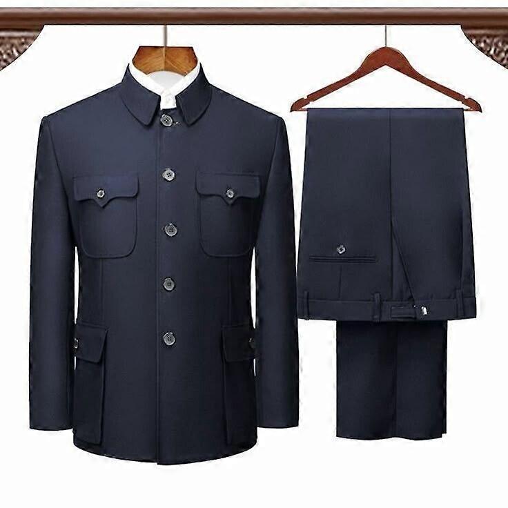 Mens Casualwear Stylish Long Sleeved Safari Suit