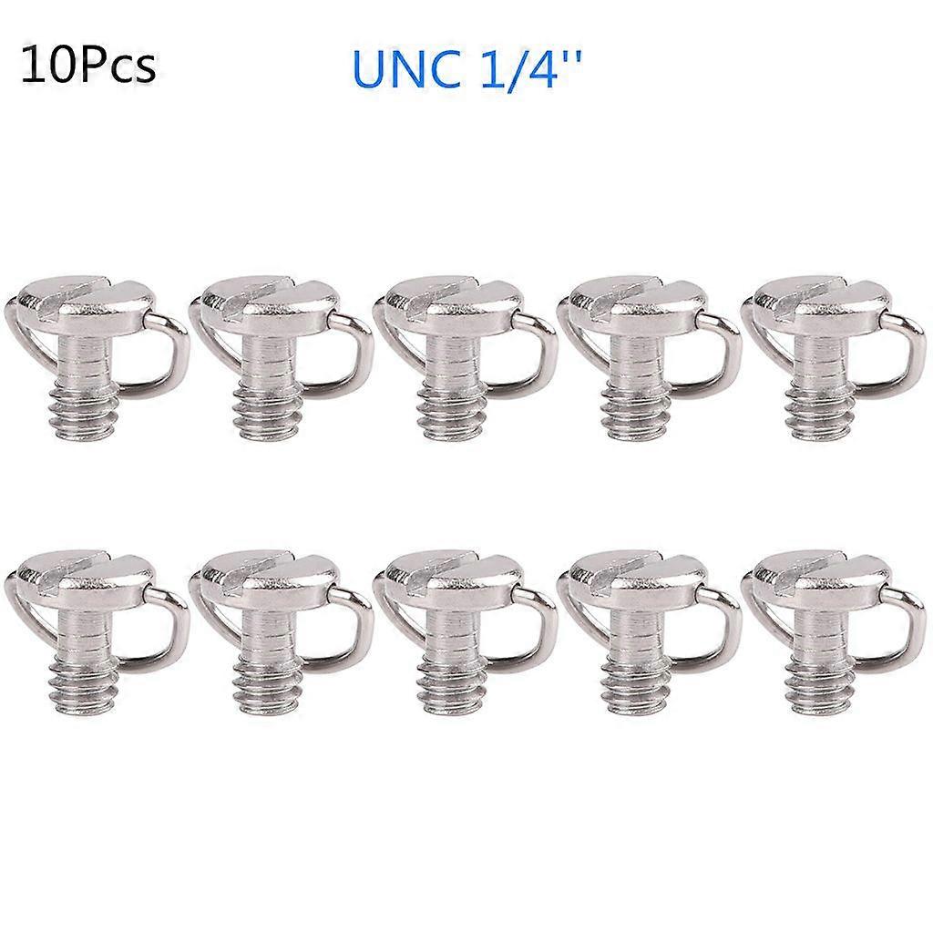 1/4 polegadas dobrável D-ring adaptador tripé monopé câmera de placa de liberação rápida