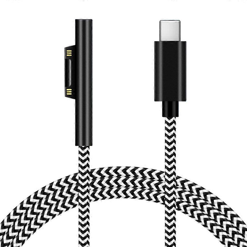Type C Connect Ladelader Kabel For Microsoft Surface Pro 7/6/5/4/3 15V 3A