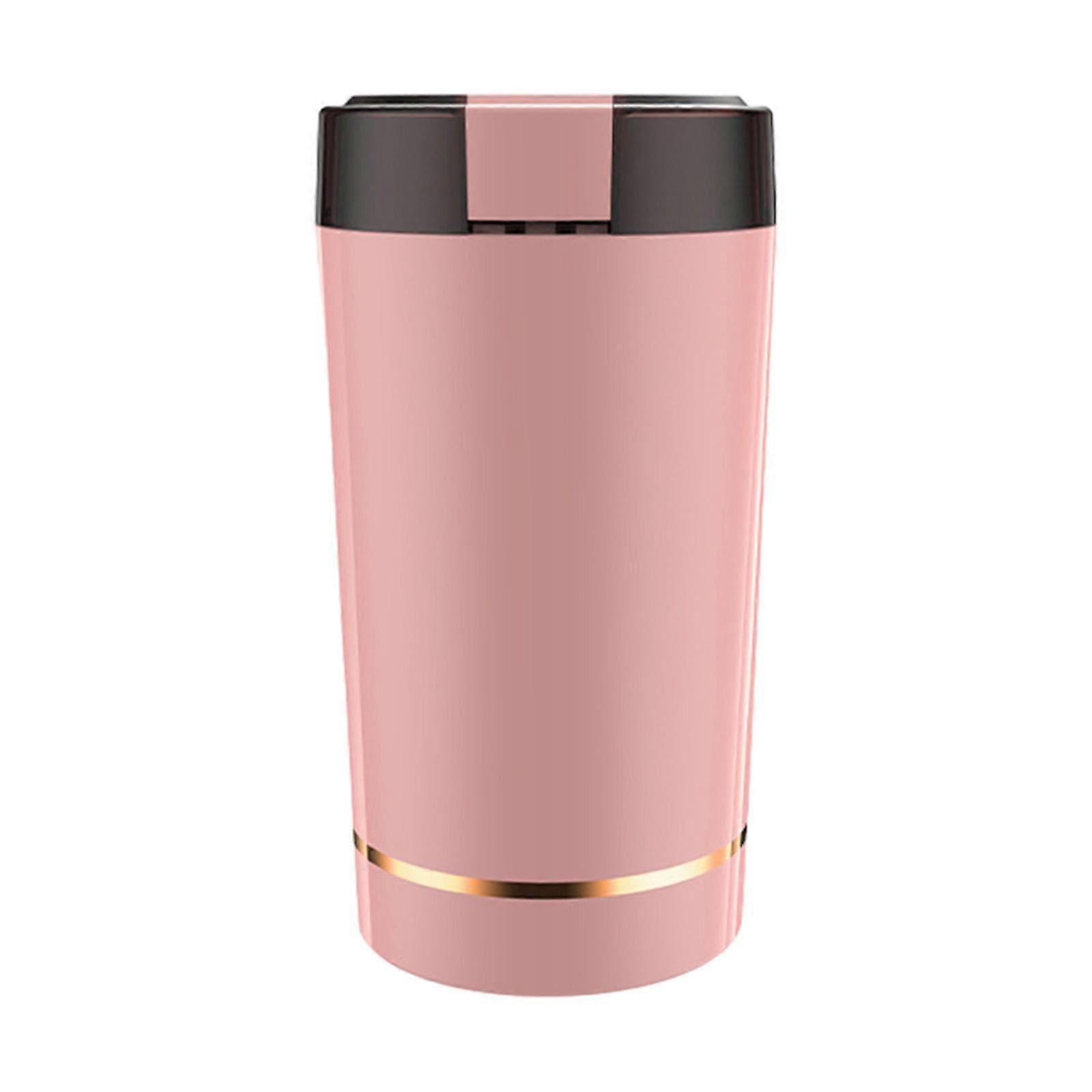 Powerful Electric Coffee Bean Grinder Stainless Steel Mill for Home and Office Use, Pink, 175mm x 85mm x 90mm