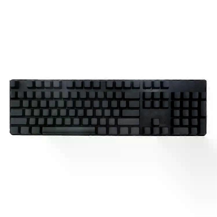 Mechanical Keyboard-Laser PBT Keycap,Titanium Black,Side Words -