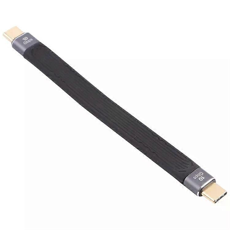 10Gbps USB-C Fast Charging Cable-Double Soft Flat Data Transmission