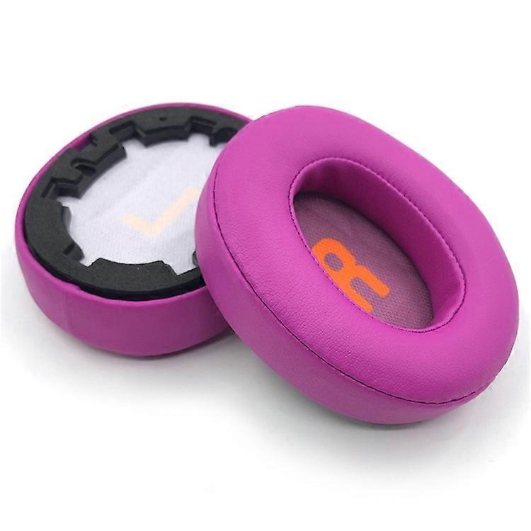 1 Pair Compatible For JBL JR460NC Headset Ear Cushions Protein Leather + Memory Foam Replacement Earpads