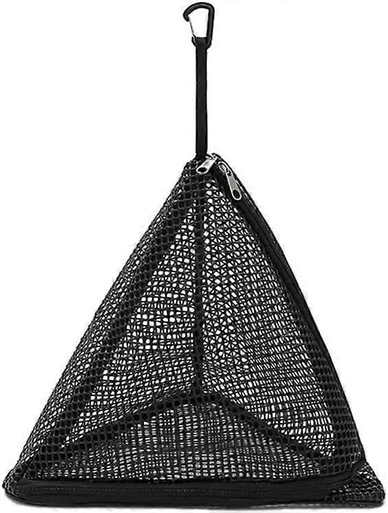 Durable Triangle Hanging Bag - Foldable Camping Storage Net for Picnic and BBQ Gear Large