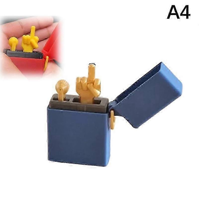 Morsom langfingerlighter modell, 3D-trykt langfinger spøk gave slutte å røyke kompis perfekt ga