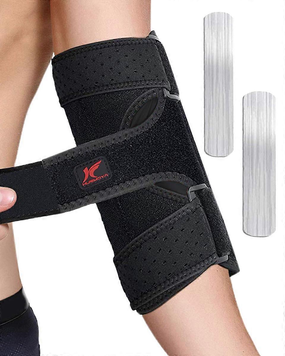 Elbow Brace Sleep Support Tendonitis Relief Unisex 2 Removable Metal Splints For Cubital Tunnel Syndrome